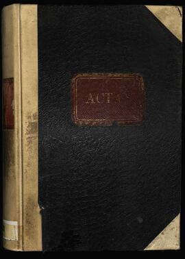 Libro 31 de Actas de Sesiones (1918-1923)