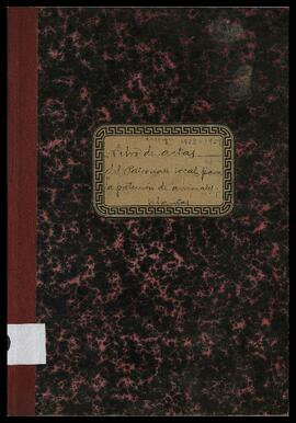 Libro 30 de Actas de la Junta de Protección de animales y plantas (1928-1929)